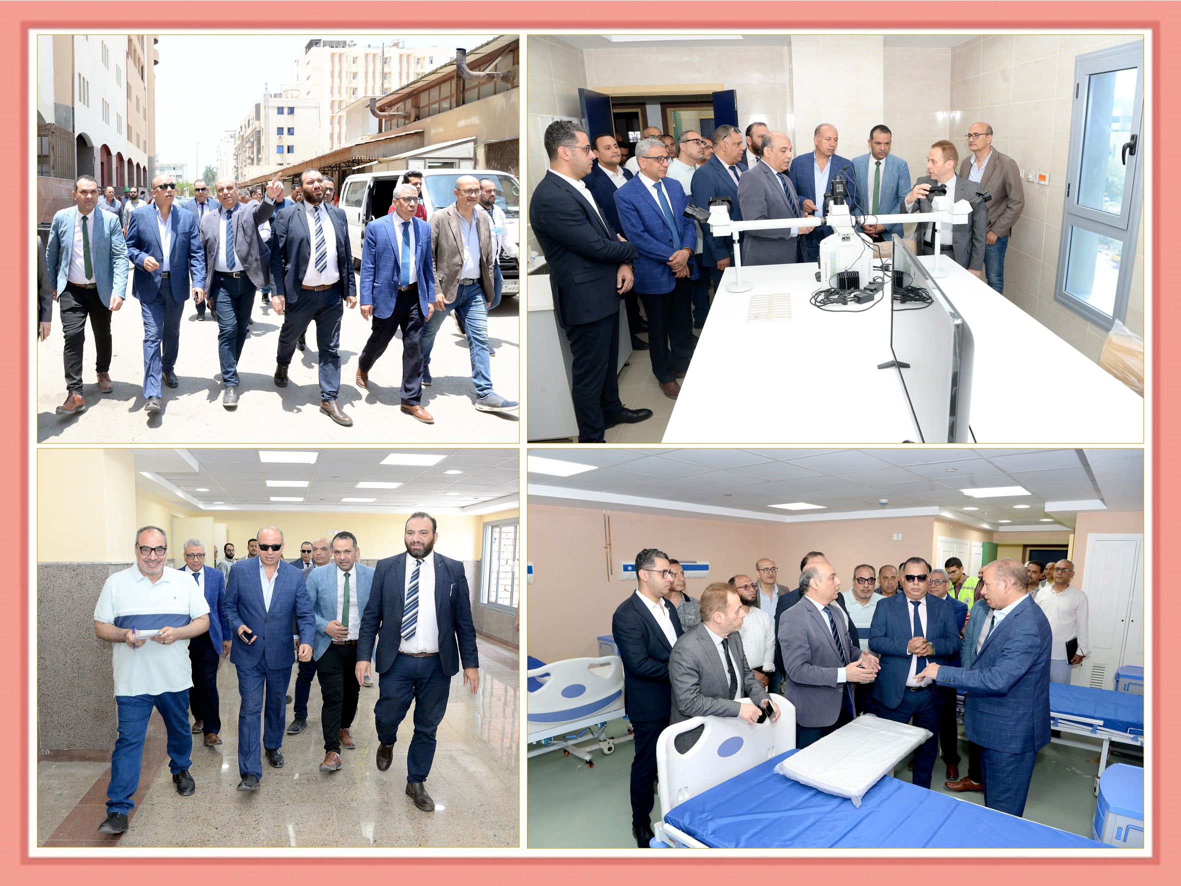 رئيس جامعة المنصورة يُتابع تنفيذ الأعمال بالمشروعات الطبية بالمراكز الطبية الثلاثة